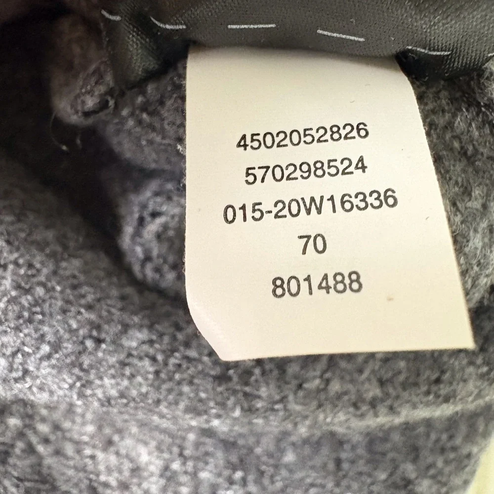 White House Black Market Ruffled Large Collar Sweater Size‎ M Gray Long Sleeve